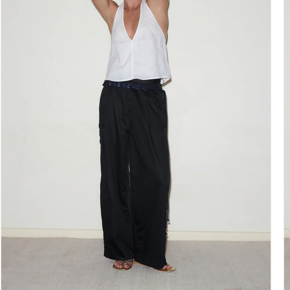 Deiji Studios Gathered Pocket Pant size M
